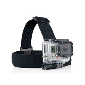 Suporte - alça de cabeça ajustável Phoenix para câmeras esportivas e gopro hero 4 - 3+ - 3 - 2 - 1 preta com alça de cabeça ajus
