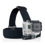 Suporte - alça de cabeça ajustável Phoenix para câmeras esportivas e gopro hero 4 - 3+ - 3 - 2 - 1 preta com alça de cabeça ajus