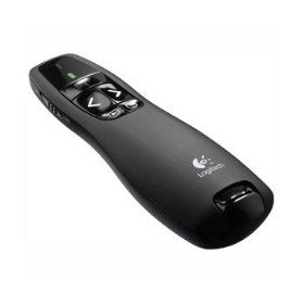 Logitech R400 controlador sem fio sem fio apresentador profissional ponteiro laser sem fio 15 m 2,4 ghz