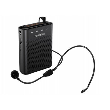 Amplificador portátil Fonestar alta - voz - 30 - altifalante e microfone - 30 w - usb - micro sd - mp3 - gravador - leitor - par