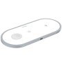 Carregador Sem Fios 3 em 1 Hoco CW24 - Branco