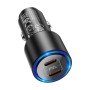 Carregador de Isqueiro 2* USB-C de 40W Hoco NZ3 - Preto