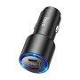 Carregador de Isqueiro 2* USB-C de 40W Hoco NZ3 - Preto