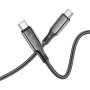 Cabo de Dados e Carregamento USB-C / Lightning de 20W, Hoco S51 - Preto