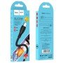 Cabo de Dados e Carregamento em Silicone USB-A / Micro USB, Hoco X61 - Preto