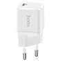 Carregador USB-C (PD) de 20W, Hoco N10 - Branco