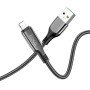 Cabo de Dados e Carregamento USB para Lightning, Hoco S51 Extreme - Preto