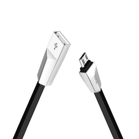Cabo de Dados e Carregamento USB para Micro USB, Hoco X4 - Preto
