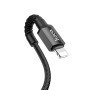 Cabo de Dados e Carregamento Tipo-C para Lightning (PD), Hoco X71 Especial - Preto