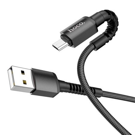 Cabo de Dados e Carregamento USB para Micro USB, Hoco X71 Especial - Preto