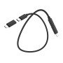 Estojo com Cabo de Carregamento Tipo-C, com Pontas USB, Micro USB, Tipo-C e Lightning, Hoco U86 - Preto