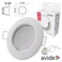 Aro Redondo Fixo Branco P/ Mr16-Gu10 Avide