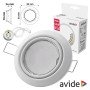 Aro Redondo Ajustável Cónico Branco P/ Mr16-Gu10 Avide