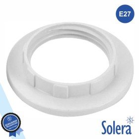 Arruela P/ Casquilho E27 Branco Solera