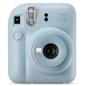 Câmera com flash Fujifilm mini instax 12 - exposição automática - azul pastel