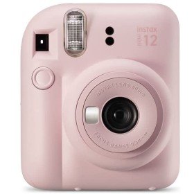Câmera com flash Fujifilm mini instax 12 - exposição automática - rosa pastel