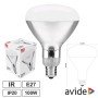 Lâmpada E27 100W Infravermelhos Topo Branco Avide