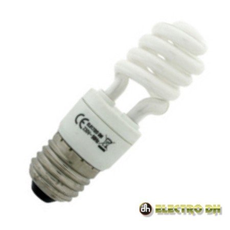 Lâmpada E27 5W25W 230V Eco Espiral 6400K Edh