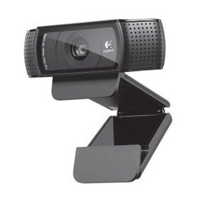 Webcam logitech c920 preto full hd 1080p 15mp