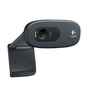 Webcam logitech c270 hd 1280x720p 3mp novo