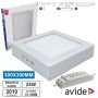 Painel Leds Quadrado Superfície 24W 300Mm 6400K 2010Lm Avide