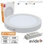 Painel Leds Redondo Superfície 12W 170Mm 4000K 950Lm Avide