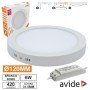 Painel Leds Redondo Superfície 6W 120Mm 4000K 420Lm Avide