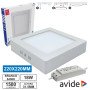 Painel Leds Quadrado Superfície 18W 220Mm 6400K 960Lm Avide