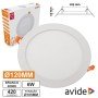 Painel Leds Redondo 6W 120Mm 4000K 420Lm Avide