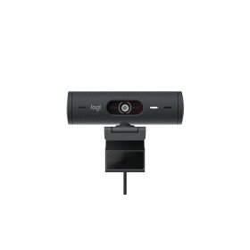 Webcam logitech brio 505 grafite full hd - usb tipo c