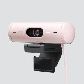 Logitech brio 500 rosa webcam full hd - usb tipo c