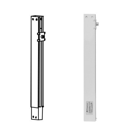 Extensor Phoenix de teto e projetor de parede com suporte mínimo de 29,6 cm a 53,5 cm branco