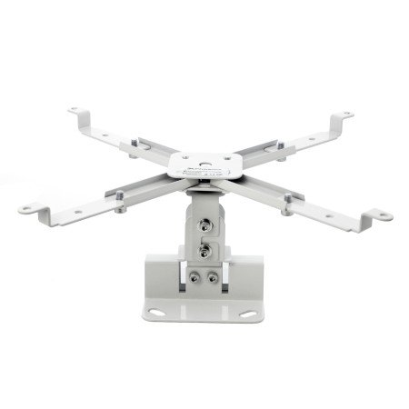 Suporte para projetor de teto e parede quebrado inclinação 360º 10º branco
