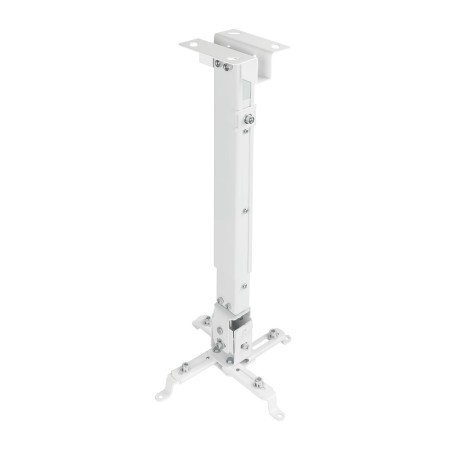 Suporte para projetor de teto tooq pj2012t - w branco distância 130 - 650 mm.