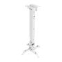 Suporte para projetor de teto tooq pj2012t - w branco distância 130 - 650 mm.