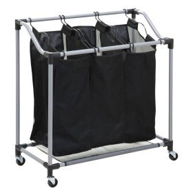 Carro C/ Rodas Para Roupa 3 Divisões