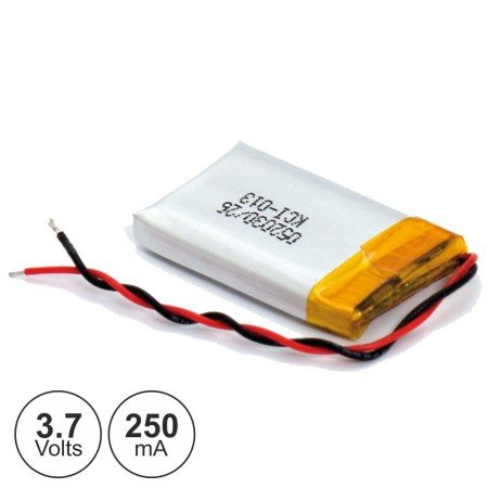 Bateria Li-Polimero 3.7V 250Ma
