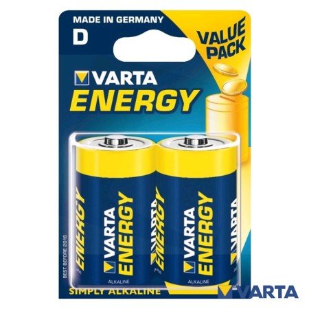 Pilha Alcalina Lr20/D 1.5V 2X Blister Varta