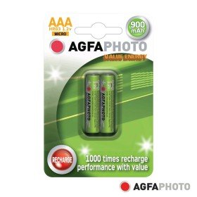 Pilha Recarregável Aaa 1.2V 900Mah 2X Blister Agfaphoto