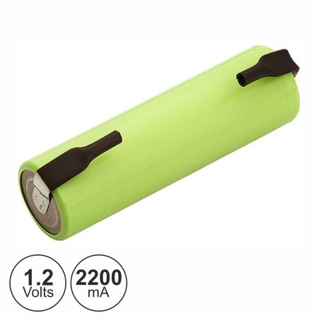 Bateria Ni-Mh Aa 1.2V 2200Ma C/ Patilhas