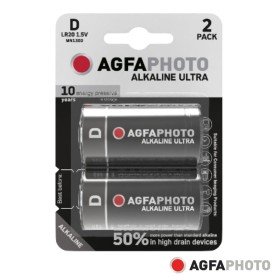 Pilha Alcalina Lr20/D 1.5V 2X Blister Ultra Agfaphoto