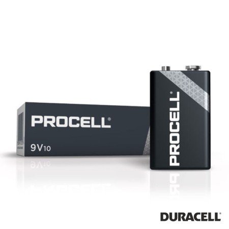 Pilha Alcalina 9V/6Lr61 Mx1604 10X Industrial Procell