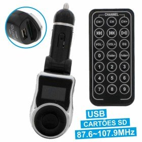 Transmissor Fm 87.6-107.9Mhz Comando F. Isqueiro