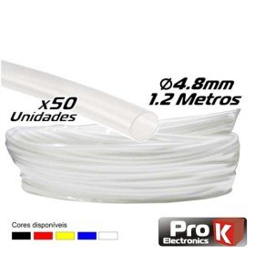Tubo Manga Termoretráctil 4.8Mm 1.2M 50X Transparente Prok