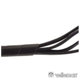 Protector De Cabo Espiral Preto 10M Ø 9Mm Velleman