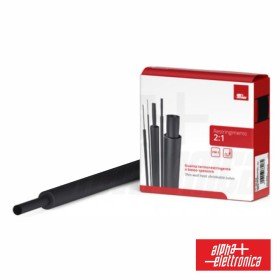 Tubo Manga Termoretráctil 25.4Mm 4M Preto Alpha