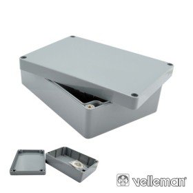 Caixa Estanque Abs Cinza Escuro 52X50X35Mm