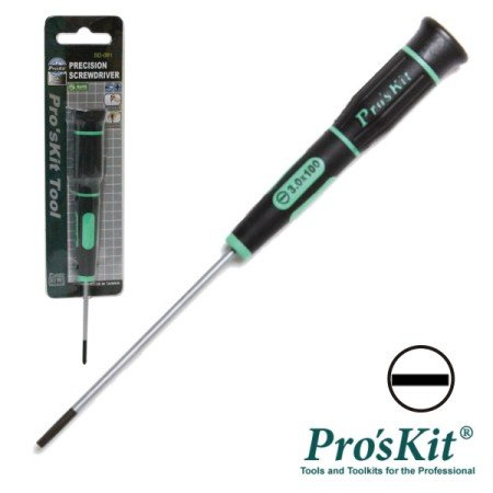 Chave De Fendas 3X100Mm De Precisão Proskit