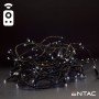 Grinalda 50 Leds 3000K Comando Ir 3Xaa 5Mt