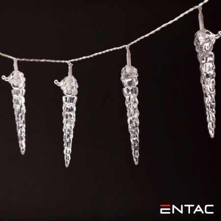 Grinalda 10 Leds Estalactite 2Xaa 1.65M Entac